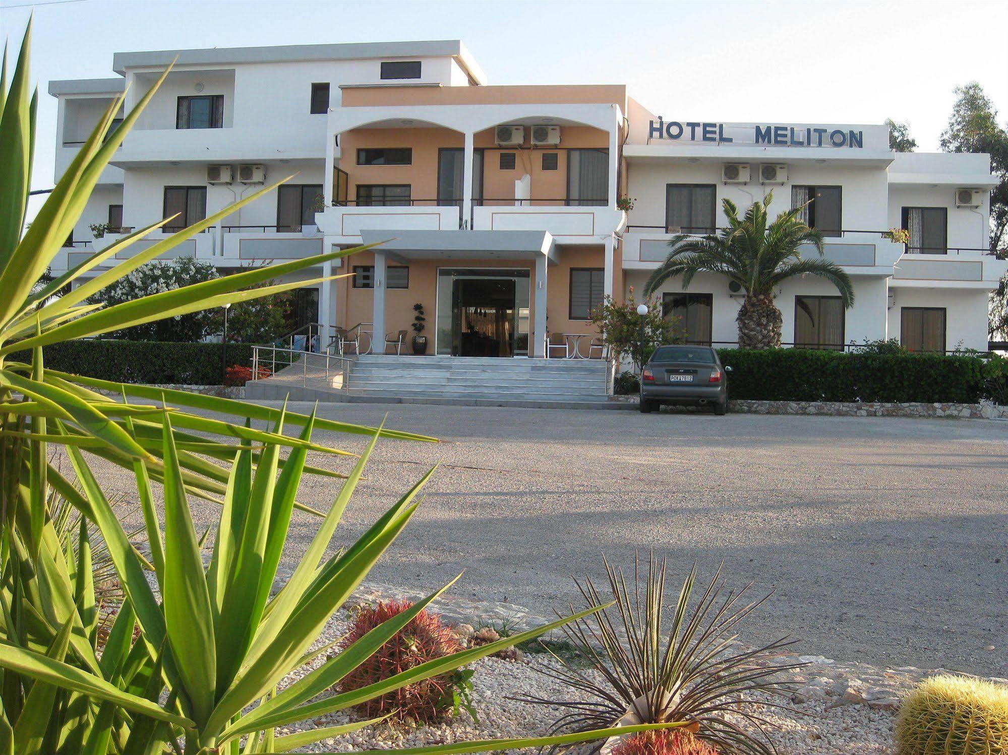 Meliton Hotel Theológos Eksteriør bilde